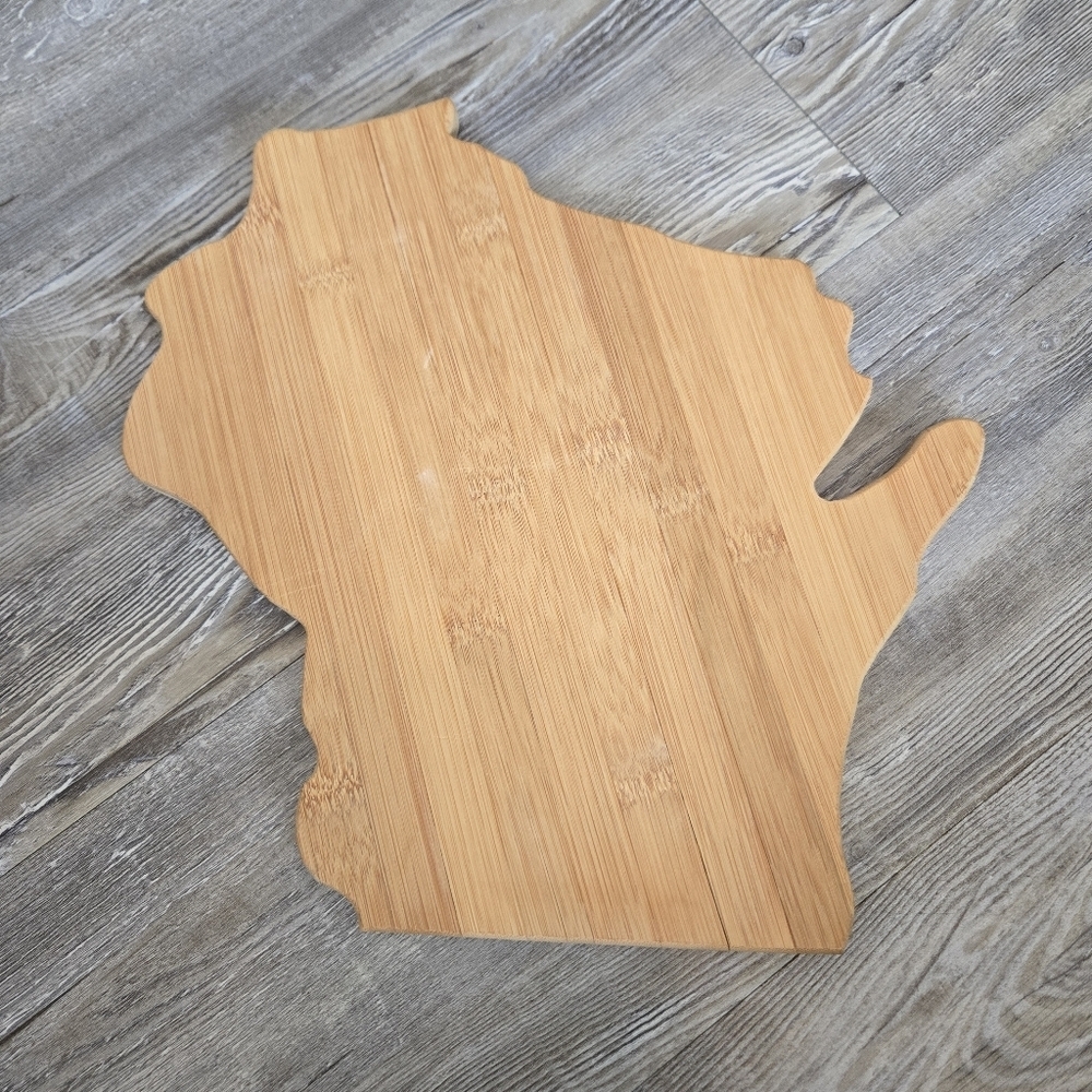 Wooden State-Shaped Cutting Board